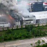 آتش‌سوزی مرگبار در کارخانه باتری لیتیومی کره جنوبی: ۲۲ کشته و ۱ مفقود