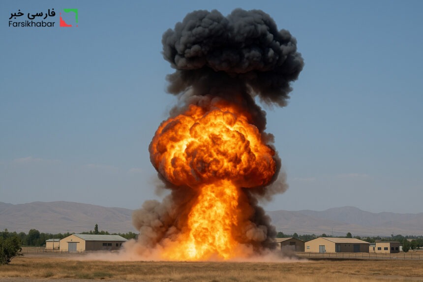 انفجار در پایگاه هوایی شهید فکوری تبریز؛ صدایی که شب شهر را لرزاند!