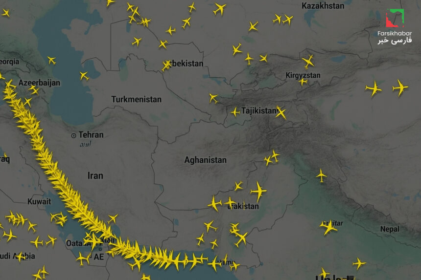 بستن حریم هوایی ایران دوباره؟ واقعیت تصویر منتشرشده چیست؟