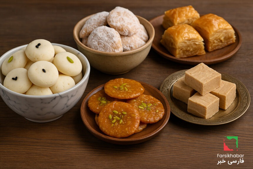 شیرینی‌های ایرانی: 5 تجربه‌ی خوشمزه که نباید از دست بدهید!