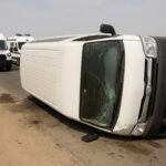 حادثه زائران اربعین در حوالی حله؛ 13 مصدوم در واژگونی ون