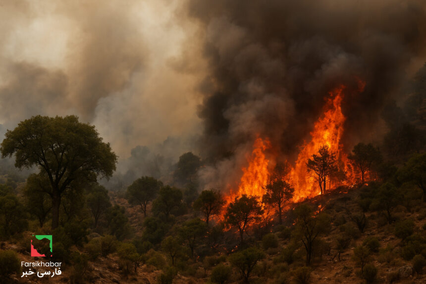 آتش‌سوزی جنگل‌های ایلام؛ فاجعه‌ای طبیعی یا خیانتی انسانی؟