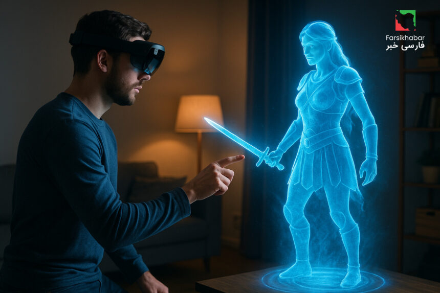 هولوگرام‌های تعاملی: وقتی واقعیت با خیال در هم می‌آمیزد!
