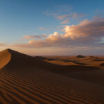 کویر مرنجاب؛ جایی که آسمان و زمین به هم می‌رسند