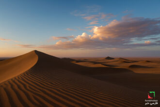 کویر مرنجاب؛ جایی که آسمان و زمین به هم می‌رسند