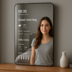 آینه هوشمند که درباره آینده شما صحبت می‌کند: پنجره‌ای به دنیایی بی‌مرز