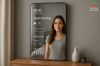 آینه هوشمند که درباره آینده شما صحبت می‌کند: پنجره‌ای به دنیایی بی‌مرز