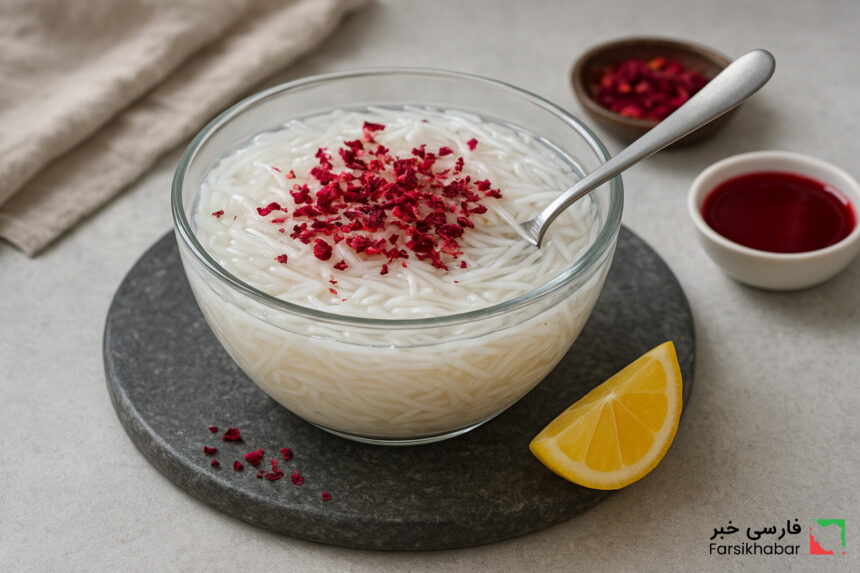 فالوده شیرازی؛ طعمی خنک از دل تابستان ایران