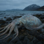 موجودات دریایی عجیب در نروژ پس از طوفان‌ها ظاهر شدند: آیا از عصر دایناسورها هستند؟