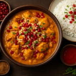 خورش زعفرانی با انار و نارگیل؛ ترکیبی بی‌نظیر از طعم‌ها و عطرها