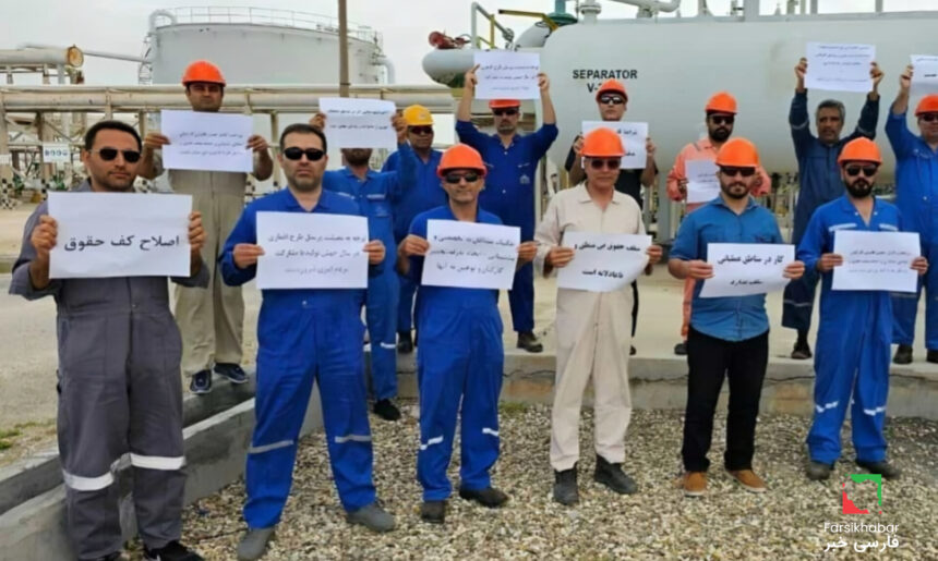 اعتصاب کارگران پیمانی در عسلویه؛ صدای کارگران از پالایشگاه‌ها تا خیابان‌ها