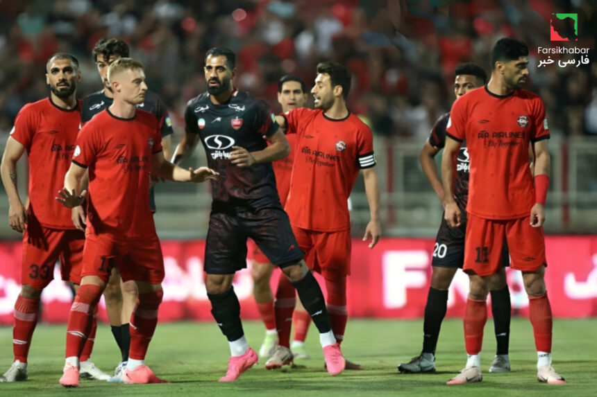 خلاصه بازی پرسپولیس تراکتور ايران؛ شب پرهیجان سرخ‌ها در تبریز