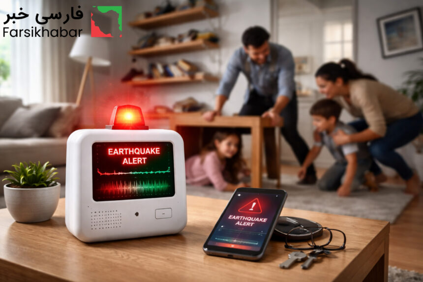 سیستم هشدار زلزله خانگی؛ گامی هوشمندانه برای افزایش ایمنی خانواده‌ها