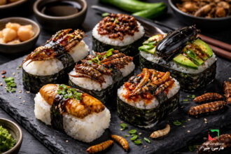 سوشی با حشرات؛ تجربه‌ای متفاوت و جسورانه در دنیای غذا