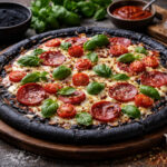 پیتزا با زغال فعال؛ طعم متفاوتی که کنجکاوی جهان را برانگیخته است