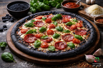 پیتزا با زغال فعال؛ طعم متفاوتی که کنجکاوی جهان را برانگیخته است