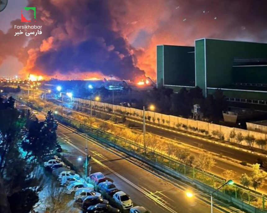 نابودی هواپیماهای سپاه پاسداران؛ حمله هوایی اسرائیل به مهرآباد تهران