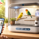 خانه پرنده هوشمند؛ نوآوری مدرن برای مراقبت و رفاه پرندگان خانگی