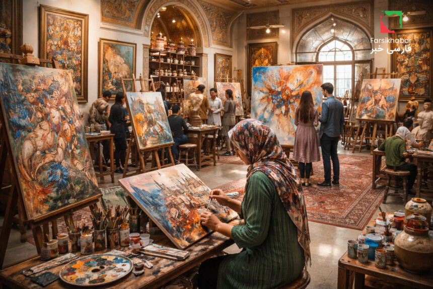 هنر تجسمی ایران؛ بازتاب هویت فرهنگی و نوآوری مدرن