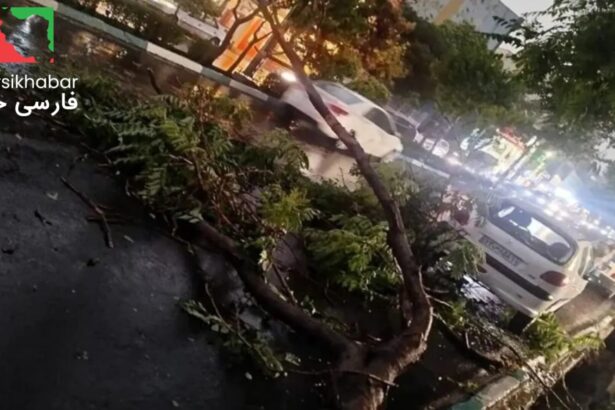 طوفان شدید تهران را در شوک فرو برد