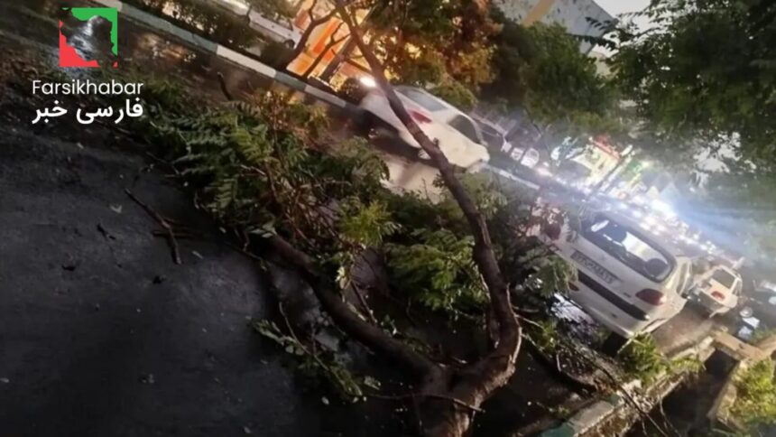 طوفان شدید تهران را در شوک فرو برد