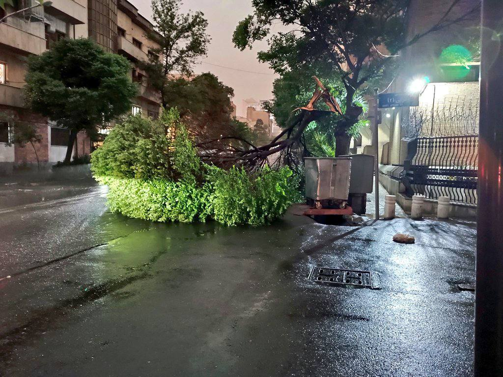 طوفان شدید تهران را در شوک فرو برد 2 طوفان شدید تهران را در شوک فرو برد